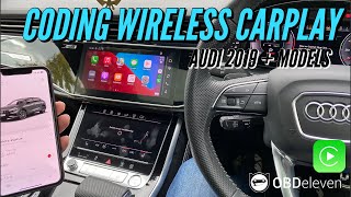 How-to Enable Wireless CarPlay on 2019+ Audi Q8 / A7 / A6 (OBD11 + VCDS Coding hidden feature)