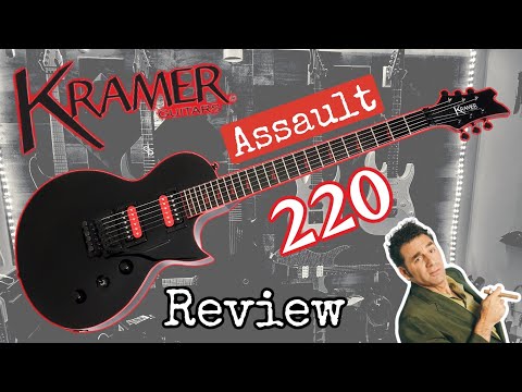 Kramer guitars Assault 220 review / my first time playing a Kramer