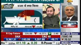 Union Minister Prakash Javadekar Speaks on Union Budget