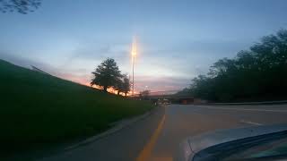 EXTREMELY NICE VIEW OF CINCINNATI, OHIO! IN THE SUNSET 🌇