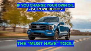 The MustHave Tool if You Change Your Own Oil on F150 PowerBoost!