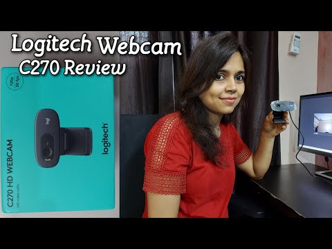 Logitech C270 HD Webcam Unboxing & Review | How to Use Logitech C270 Webcam