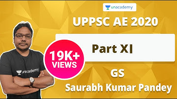 UPPSC AE 2020 GS Preparation Part - XI | Saurabh Kumar Pandey