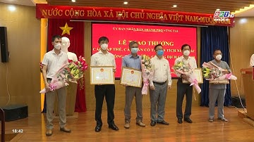 Khen thưởng các tập thể, cá nhân có thành tích xuất sắc trong phòng, chống dịch tại TP. Vũng Tàu
