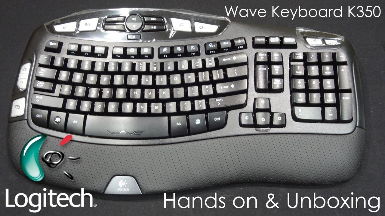 Logitech K350 Keyboard Unboxing And Review YouTube