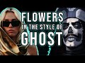 Flowers in the style of Ghost