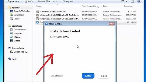 how to resolve zoom error 10003 on windows 7