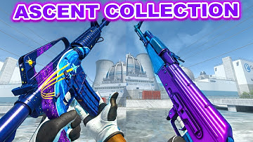 INSPECTING ALL ASCENT COLLECTION SKINS IN CS2 Ingame (4K) - CS2 ASCENT COLLECTION SHOWCASE