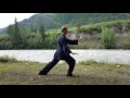 8 forms Taijiquan.  Back view. 8 форм тайцзицюань - вид сзади