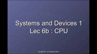 SYS1 - Lecture 6B Details