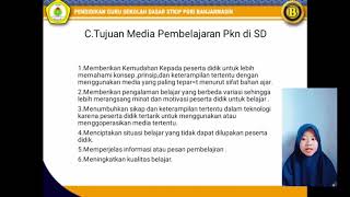 Vidio MEDIA PEMBELAJARAN PKN SD & PENGEMBANGAN SUMBER PKN SD I