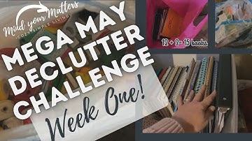 Mega May Decluttering Challenge: Week 1 #megamay50aday #megamaydeclutterchallenge