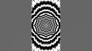 Thumbnail of Monochrome Hypnosis: A Mesmerizing Black and White Illusion. #illustration #trippy #shorts