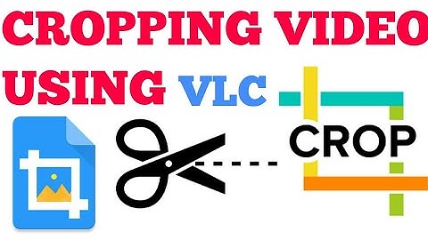 How to crop a video using VLC Media Player . In Tamil . How to crop a video