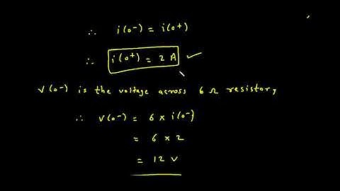 Second order RLC circuit finding initial and final values 1 | Electrical and Electronics Engineering