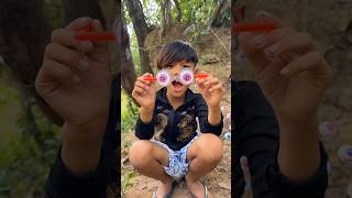 Wow! SMART idea and USEFUL candy chashma in forest #bushcraft #camping #outdoors #survival
