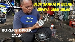 TUTORIAL SIMPEL PEDOMAN KOREK OPREK MOTOR 2 TAK, UNTUK PEMULA