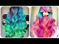 Amazing Color Hairstyle Transformation - Colorful Hair IdeasToturials #1