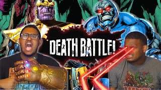 Thanos VS Darkseid (Marvel VS DC) | DEATH BATTLE! | Reaction