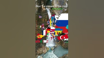Can you guys find the mistake on this map? P.2 #shorts #geography #educational #roadto400subs