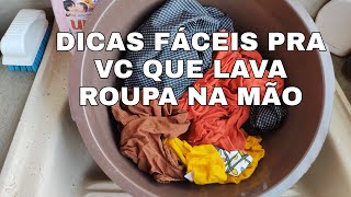 ACABOU O SOFRIMENTO !!! 🧺 5 DICAS RÁPIDAS e FÁCEIS PARA LAVAR ROUPAS NA MÃO  🧺 #comolavarroupasnamão - YouTube