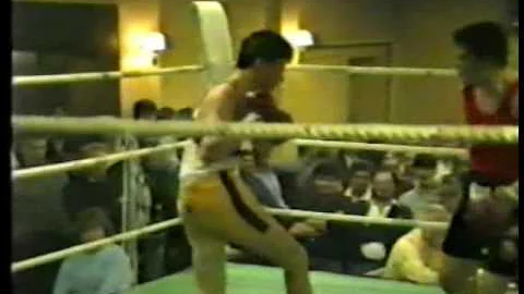 Joe Calzaghe vs  Robbie Regan 1988 Exhibition fight