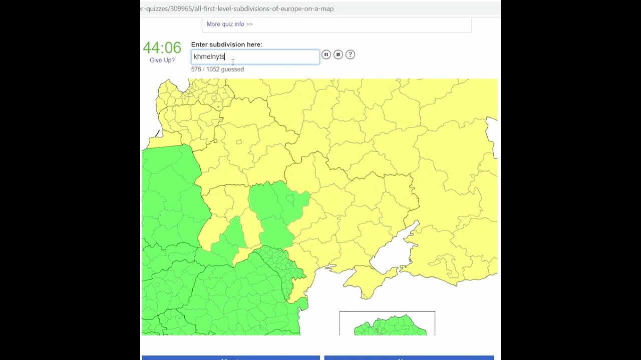 I Named All 1 052 First Level Subdivisions Of Europe YouTube