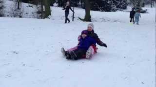 Sophie Sledding 2013