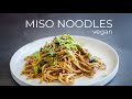 VEGAN MISO NOODLES RECIPE | HOW TO MAKE JAPANESE STYLE MISO UDON STIR FRY