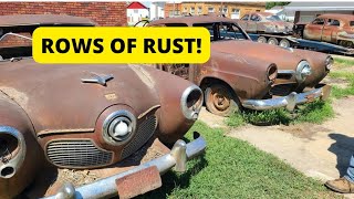 100 year old Abandoned Auto Shop with ROWS of 1950s Studebaker cars! Plus Ford Galaxies, El Camino!