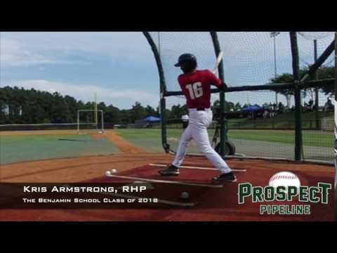 Kris Armstrong, RHP, The Benjamin School, Swing Mechanics at 200 FPS #TOS16