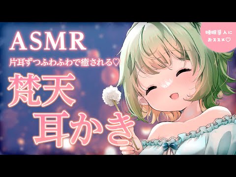 (広告なし)【ASMR】貴方のお耳を最高に癒す梵天耳かき♡Brahma's fluffy and soothing ASMR【音成モカ】