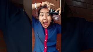 Indian Girl Eyebrow shaving #viralreels #funny #comedy