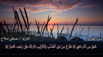 سُورَةُ الطَّارِقِ/  القارئ مصطفى صلاح