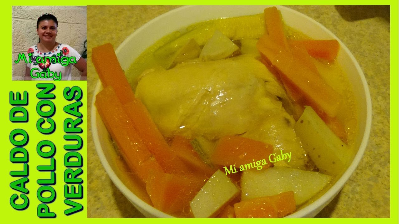 ¿Cómo preparar Caldo de pollo con verduras en la olla express?/Mi amiga