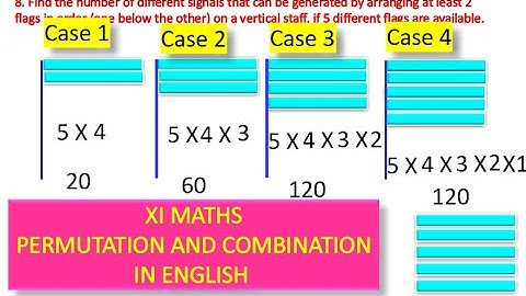 Find the number of different signals that can be generated by arranging at least ( IN ENGLISH)