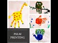 Palm Print Animals  | Giraffe |Fish | Owl | Peacock | Easy drawing activities for kids