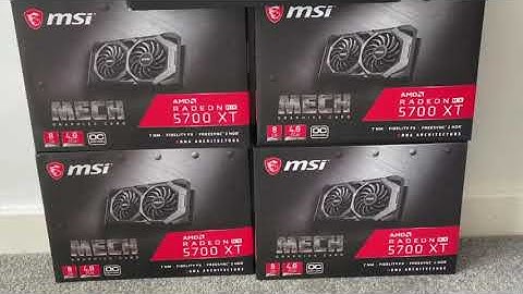 Building My 4 x RX 5700XT  Mining RIG!