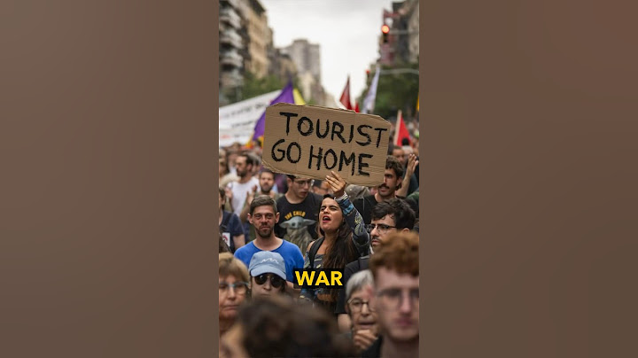 Europe Declares War On Tourists!?