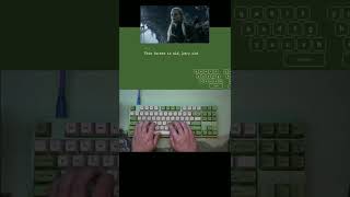 Drop x LOTR Elvish Keyboard ft. Legolas quotes