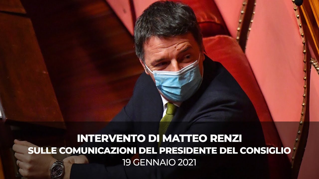 L'intervento di Matteo Renzi in Senato per la fiducia al Governo 19 gennaio 2021 YouTube L'intervento di Matteo Renzi in Senato per la fiducia al Governo 19 gennaio 2021 YouTube