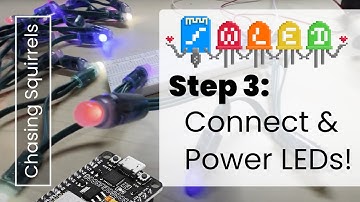 How to connect addressable RGB LEDs to power and an ESP8266