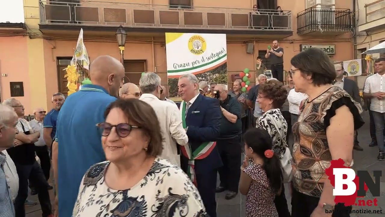 A Terranova di Pollino la festa per il nuovo sindaco Franco Mazzia