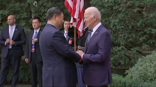 Biden, Xi Shake Hands Ahead of APEC Summit