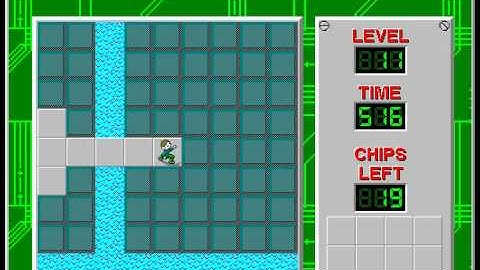 CCLP3 level 11 solution - 448 seconds