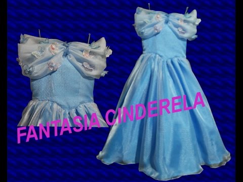 cinderela vestido festa infantil - Pesquisa Google  Vestidos de princesa  da disney, Fantasia cinderela, Fantasias infantis