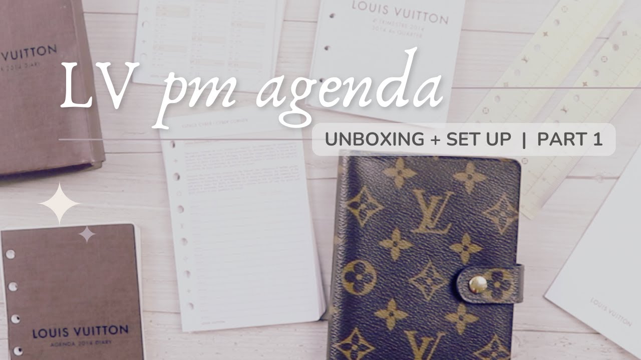 Louis Vuitton Small Ring Agenda / Agenda PM, Unboxing