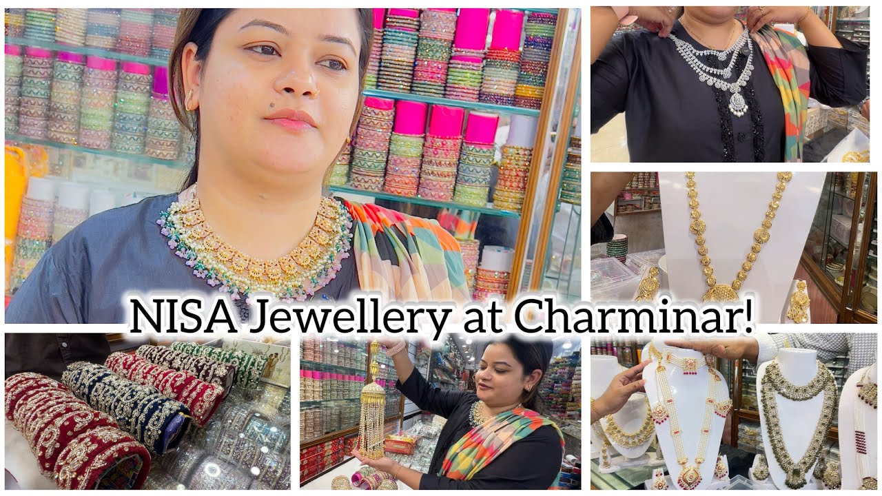 Jewellery shopping at Charminar - NISA Jewellery