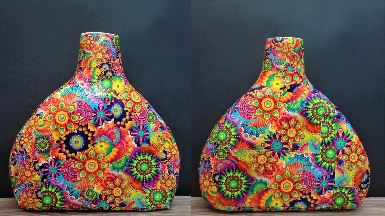 Stylish Flower Vase Making Cement Flower Vase Paper Vase Look