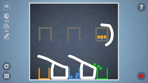 Check out how I solved level 95 in Brain It On! #BrainItOn